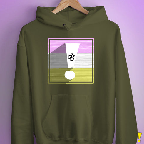 Twink Pride Flag Exclamation Point Hoodie